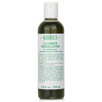 Kiehl'sCucumber Herbal Alcohol-Free Toner - For Dry or Sensitive Skin Types 250ml/8.4oz