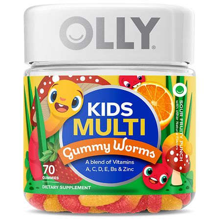 OLLY Kids Multi Worms - 70.0 ea