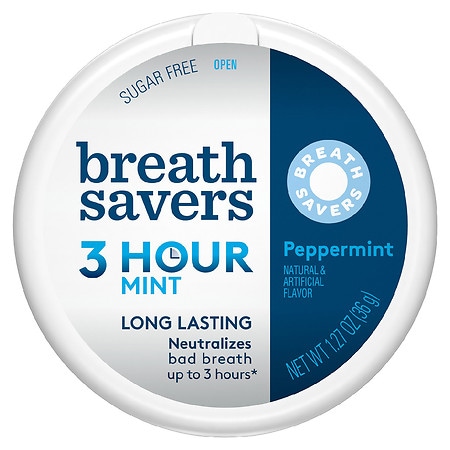 Breath Savers 3 Hour Peppermint - 1.27 oz