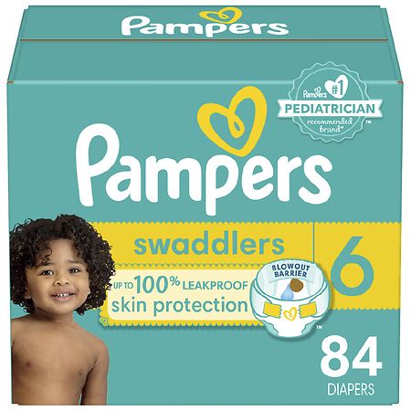 Pampers Swaddlers Active Baby Diapers - 6 84.0 ea