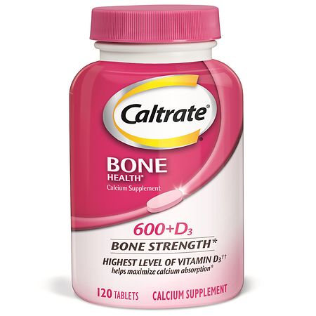 Caltrate Bone Health Calcium + Vitamin D Supplement Tablets - 120.0 ea