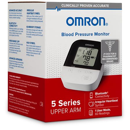 Omron 5 Series Wireless Upper Arm Blood Pressure Monitor (BP7250) - 1.0 ea