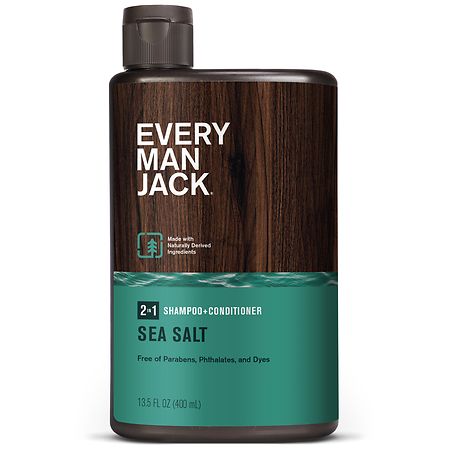 Every Man Jack Daily 2 In 1 Shampoo + Conditioner Sea Salt - 13.5 fl oz