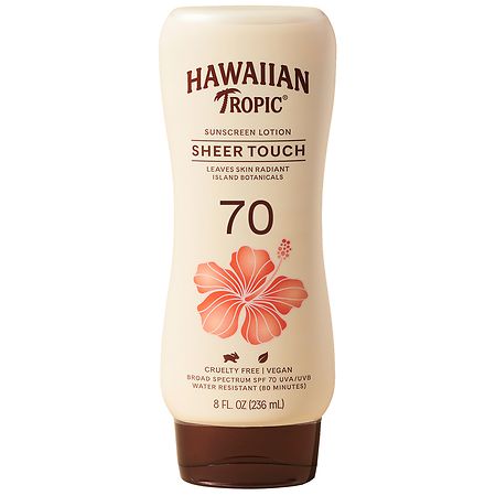 Hawaiian Tropic Sheer Touch Ultra Radiance Lotion Sunscreen, SPF 70 - 8.0 fl oz