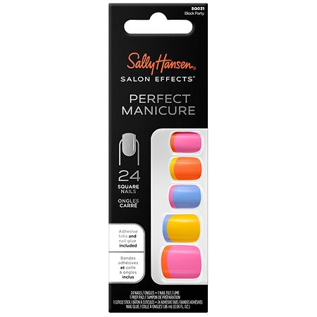 Sally Hansen Salon Effects Perfect Manicure Square Nails - 1.0 set