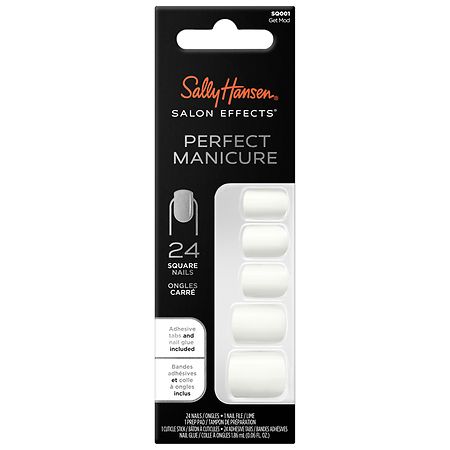 Sally Hansen Salon Effects Perfect Manicure Square Nails - 1.0 set