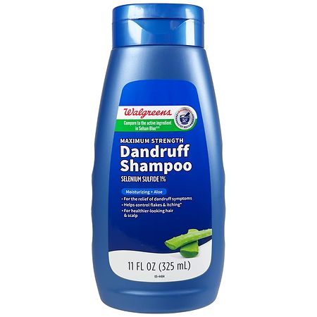 Walgreens Maximum Strength Dandruff Shampoo Moisturizing + Aloe - 11.0 fl oz