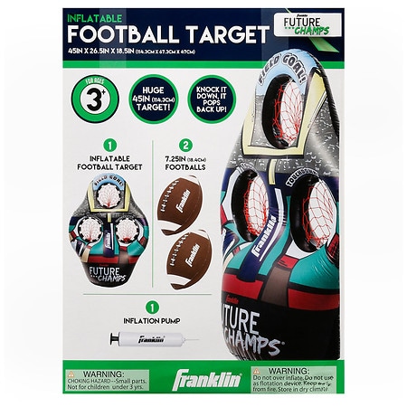 Franklin Sports Inflatable 3 Hole Football Target - 1.0 ea