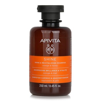ApivitaShine & Revitalizing Shampoo with Orange & Honey 250ml/8.45oz