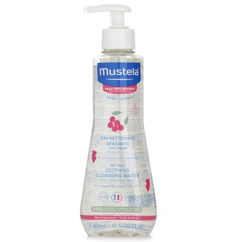 MustelaNo Rinse Soothing Cleansing Water (Face & Diaper Area) - For Very Sensitive Skin 300ml/10.14oz