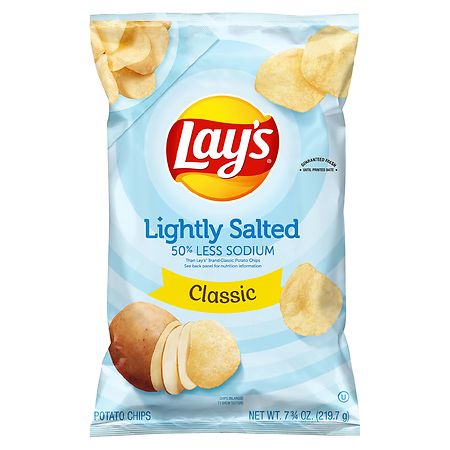 Lay's Potato Chips Lightly Salted - 7.75 OZ
