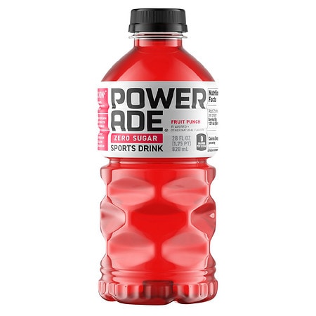 Powerade Sports Drink Zero Sugar Fruit Punch - 28.0 oz
