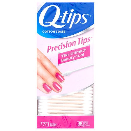 Q-tips Cotton Swabs Precision Tip Precision Tip - 170.0 ea