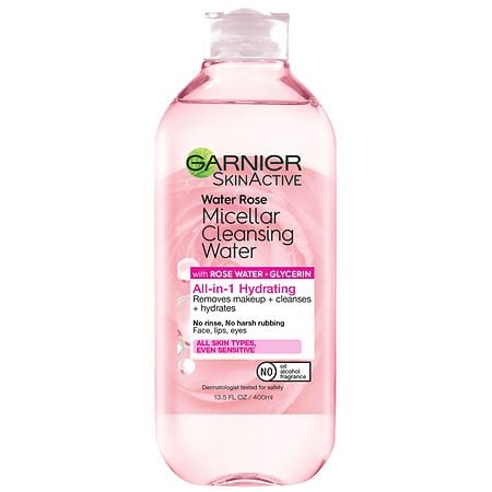 SkinActive Micellar Cleansing Water & Makeup Remover with Rose Water - 13.5 fl oz 13.5 fl oz