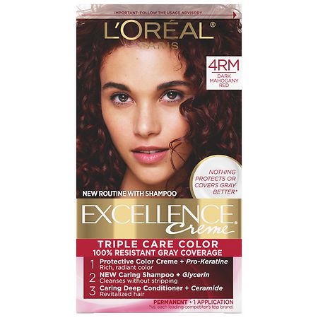 L'Oreal Paris Excellence Creme Permanent Triple Care Hair Color - 1.0 set