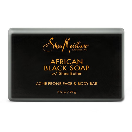SheaMoisture Face and Body Bar African Black Soap - 3.5 oz