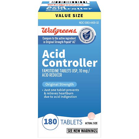 Walgreens Acid Controller Tablets Original Strength - 180.0 EA