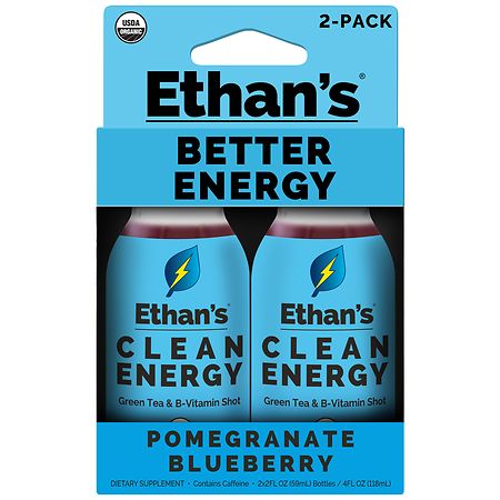 Ethan's Clean Energy Shot - 2.0 fl oz x 2 pack