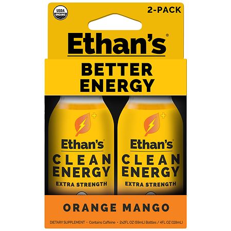 Ethan's Clean Energy Shot Extra Strength - 2.0 fl oz x 2 pack