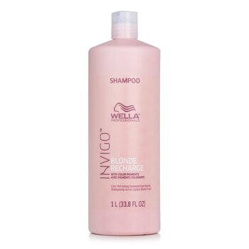 WellaInvigo Blonde Recharge Color Refreshing Shampoo - # Cool Blonde 1000ml/33.8oz