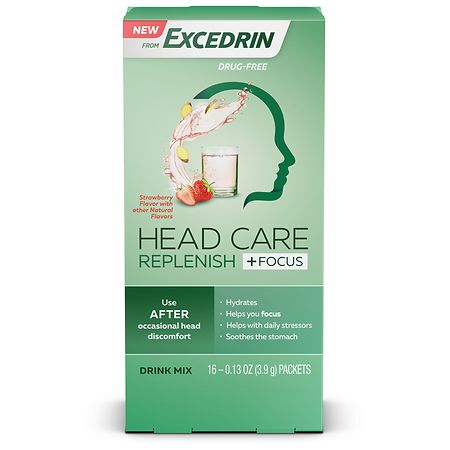 Excedrin Drink Mix for Hydration and Focus - 16.0 ea