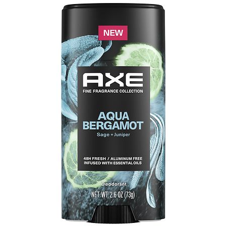 AXE 48H Aluminum Free Deodorant Aqua Bergamot - 2.6 oz