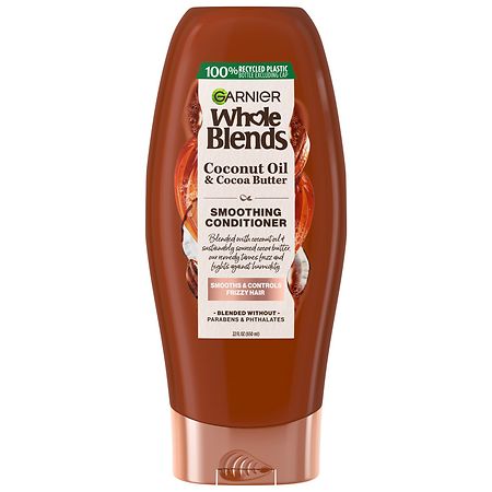 Garnier Whole Blends Smoothing Conditioner Coconut Oil & Cocoa Butter Extract - 22.0 fl oz