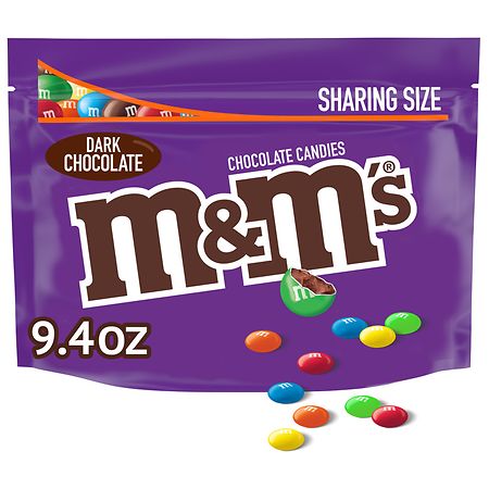 M&M's Chocolate Candies Dark Chocolate - 9.4 oz