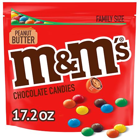 M&M's Chocolate Candies Peanut Butter - 17.2 oz