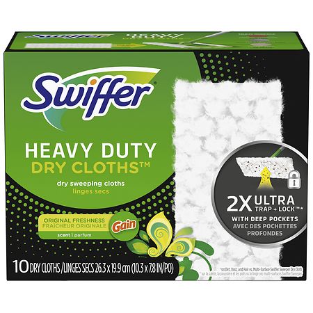 Swiffer Sweeper Heavy Duty Dry Cloth Refills - 10.0 ea