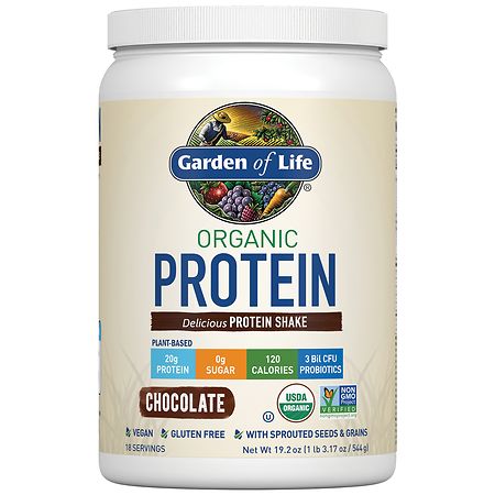 Garden of Life Organic Protein Chocolate - 19.2 oz