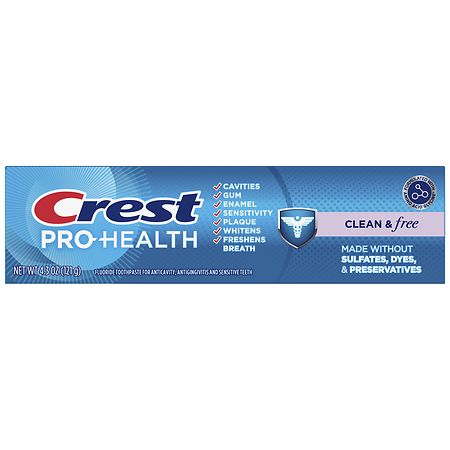 Crest Clean & Free Toothpaste - 4.3 oz