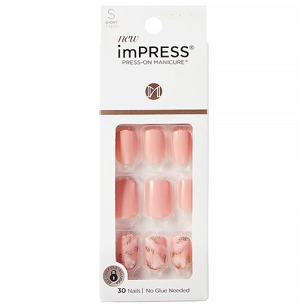 Kiss imPRESS Press-On Manicure Fake Nails - 30.0 ea