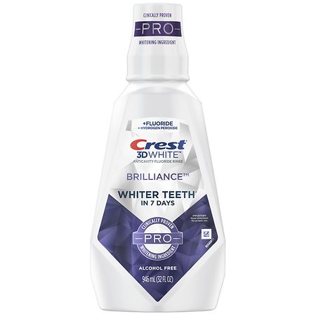 Crest 3D White Brilliance Pro Mouthwash - 32.0 fl oz