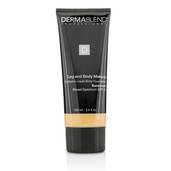 DermablendLeg and Body Make Up Buildable Liquid Body Foundation Sunscreen Broad Spectrum SPF 25 - #Light Natural 20N 100ml/3.4oz