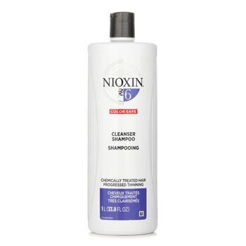 NioxinDerma Purifying System 6 Cleanser Shampoo (Chemically Treated Hair, Progressed Thinning, Color Safe) 1000ml/33.8oz