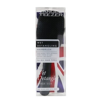 Tangle TeezerThe Wet Detangling Hair Brush - # Black Gloss (Large Size) 1pc