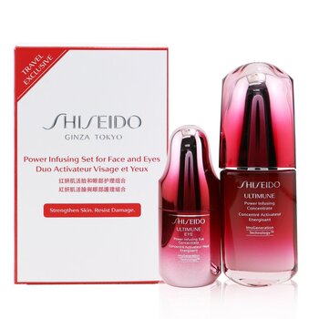 ShiseidoUltimune Power Infusing Set For Face & Eyes Set: Face Concentrate 50ml + Eye Concentrate 15ml 2pcs