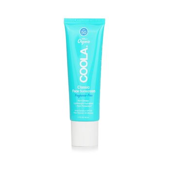 CoolaClassic Face Organic Sunscreen Lotion SPF 50 - Fragrance Free 50ml/1.7oz