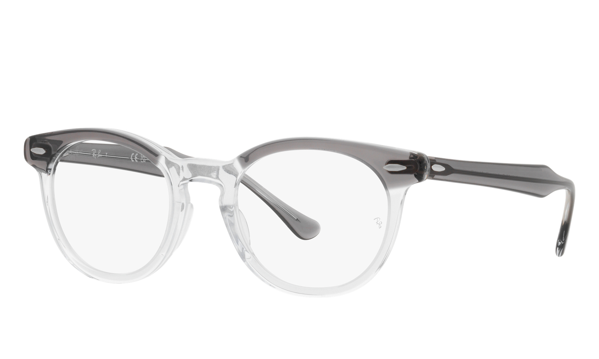 Ray-Ban Unisex Rx5598 Grey On Transparent Size: Small