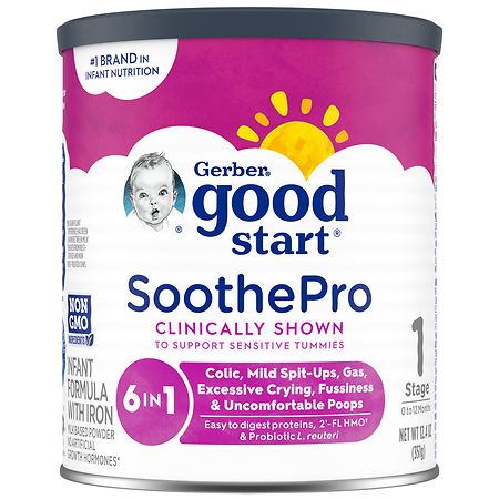 Gerber Soothe Comforting Probiotics Non-GMO Powder Infant Formula - 12.4 oz