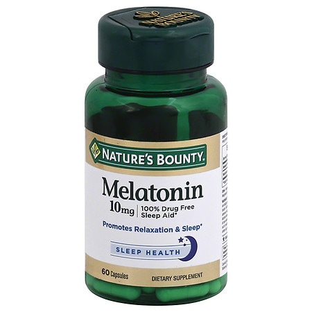 Nature's Bounty Maximum Strength Melatonin 10 mg Capsules - 60.0 ea
