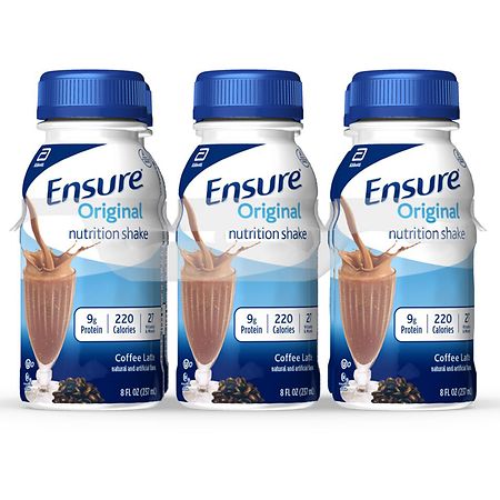 Ensure Original Nutrition Shake Coffee Latte - 8.0 fl oz x 6 pack