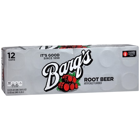 Barq's Soda Root Beer, 12 oz Cans - 12.0 ea x 12 pack