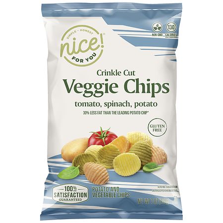 Nice! Crinkle Cut Veggie Chips - 7.0 oz