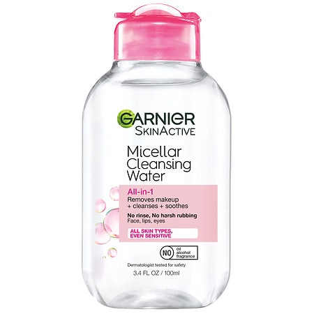SkinActive Micellar Cleansing Water Cleanser & Makeup Remover, For All Skin Types - 3.4 fl oz null