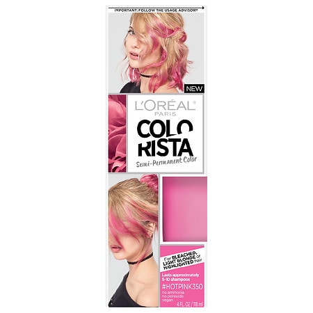 L'Oreal Paris Colorista Semi Permanent Hair Color for Blondes - 4.0 oz
