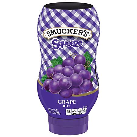 Smucker's Jelly Inverted Squeeze Bottle Grape - 20.0 oz