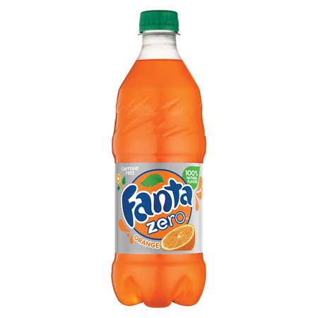 Fanta Zero Soda Orange - 20.0 oz