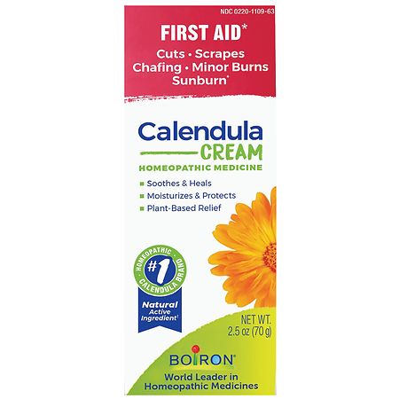 Boiron Calendula Cream Homeopathic Medicine For First Aid - 2.5 oz